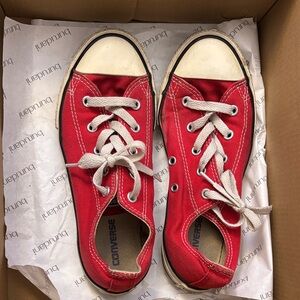 Converse Kids Classic Red and White Sneakers